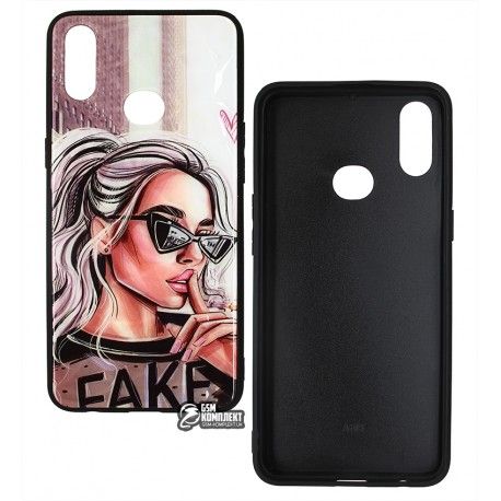 Чохол для Samsung A107 Galaxy A10s (2019), M107 Galaxy M10s (2019), Ladies Fake Prism, пластик-силікон (142656)