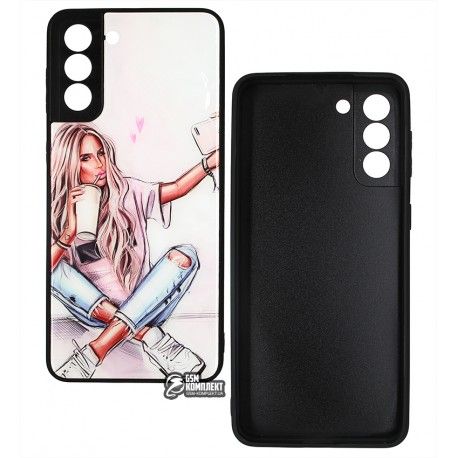 Чохол для Samsung G996 Galaxy S21 Plus, Ladies Selfie Prism, пластик-силікон (147540)