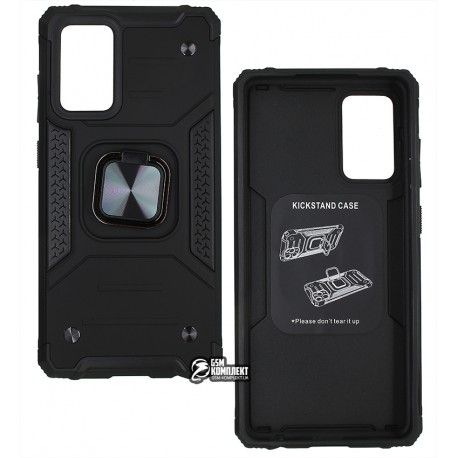 Чохол для Samsung A725 Galaxy A72, Hard Defence, пластик-силікон, чорний (148545)