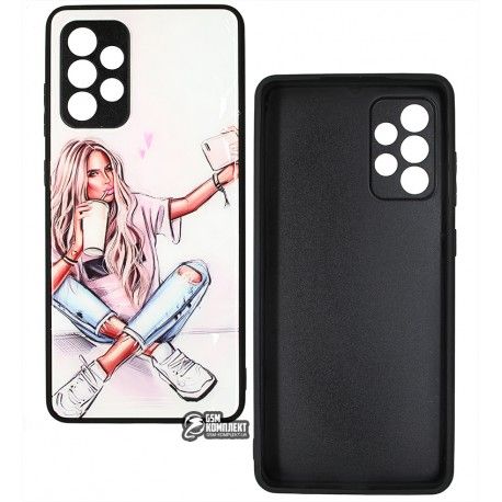 Чохол для Samsung A725 Galaxy A72, Ladies Selfie Prism, пластик-силікон (148688)