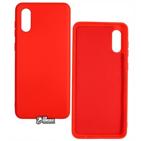 Чохол для Samsung A022 Galaxy A02, Full Cover, силіконовий, червоний (149175)