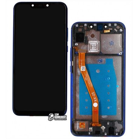 Дисплей для Huawei Nova 3i, P Smart Plus, фіолетовий, з тачскріном, з рамкою, High quality (145081)