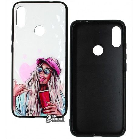 Чохол для Xiaomi Redmi Note 7, Ladies Cocktail Prism, пластик-силікон (149117)