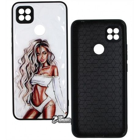 Чохол для Xiaomi Redmi 9C, Redmi 10A, Ladies white Prism, пластик-силікон (151415)