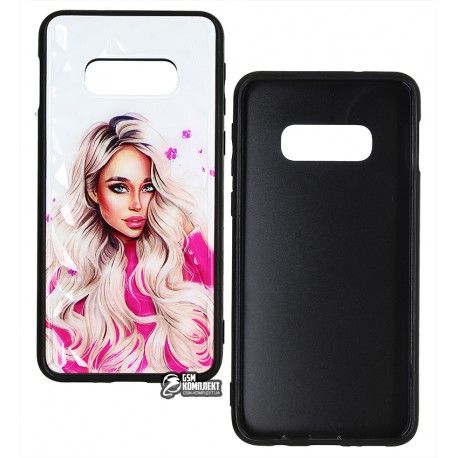 Чехол для Samsung G970 Galaxy S10e, Ladies Pink Prism, пластик-силикон (153181)
