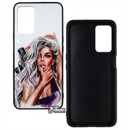 Чохол для Oppo A54, Ladies purple Prism, пластик-силікон (153356)