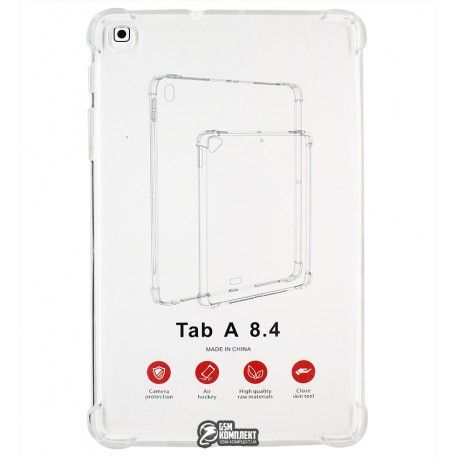 Чохол для Samsung T307 Galaxy Tab A 8.4 (2020), Silicone Clear, прозорий силікон (153963)