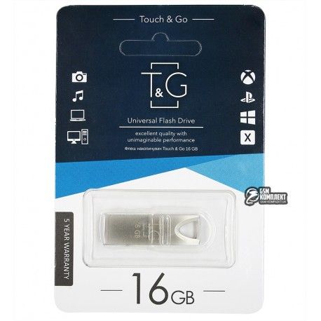 Флешка 16 Gb TG USB Flash Disk metal 117 (146434)