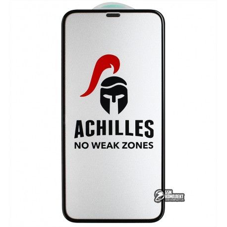 Захисне скло для iPhone Xr, iPhone 11, Achilles, 3D, чорне (156892)