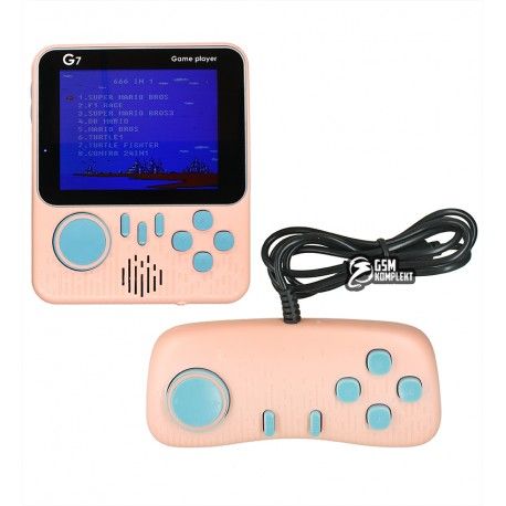 Портативна ігрова приставкаGame Box Mini G7, рожева (156879)
