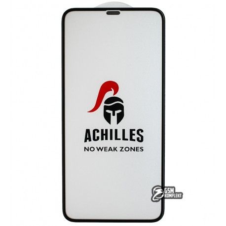 Захисне скло для iPhone Xs Max, iPhone 11 Pro Max, Achilles, 3D, чорне (157181)