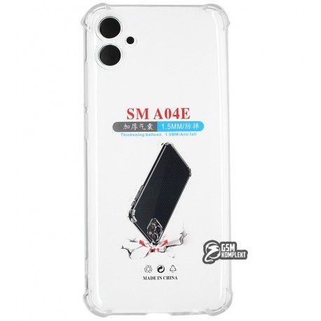 Чохол Samsung A042 Galaxy A04e, WXD HQ силікон 0.8мм, протиударний, прозорий (158547)