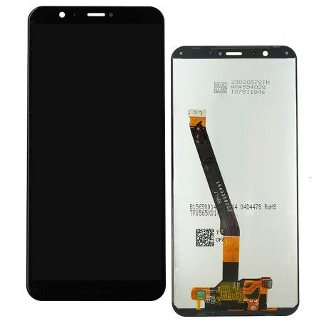 Дисплей для Huawei Enjoy 7s, P Smart, чорний, без рамки, оригінал (переклеєне скло), FIG-L31/FIG-LX1 (152106)