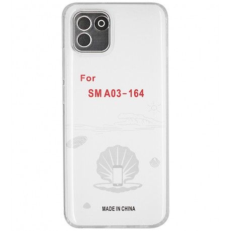 Чохол для Samsung A035 Galaxy A03, KST, силікон, прозорий (159748)