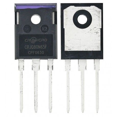 Транзистор CRJQ80N65F, MOSFET, для ремонту EcoFlowінших інверторівперетворювачів (158158)