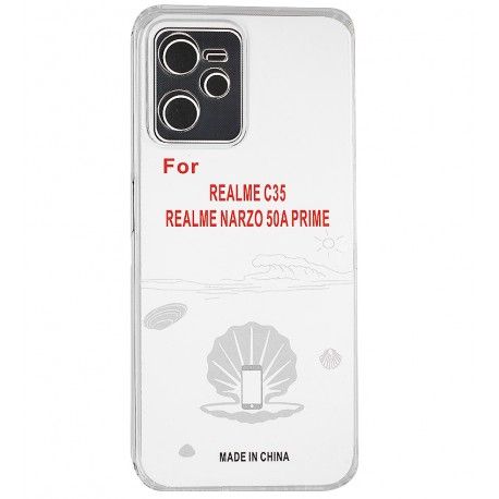 Чохол для Realme C35, KST, силиконовый, прозрачный (159747)