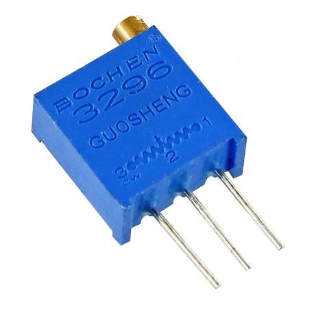 Резистор підстроювальний багатооборотний 50 Ohm 3296W (159729)