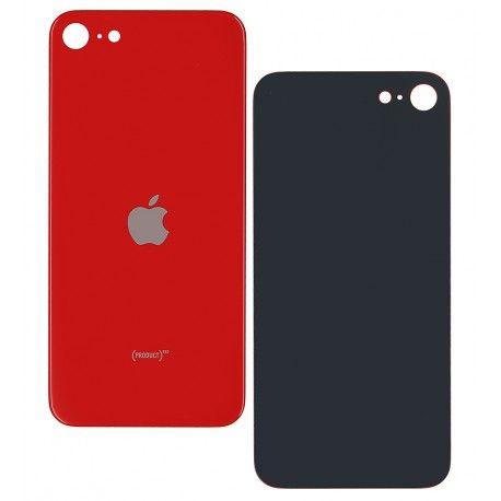 Задня панель корпусу iPhone SE 2020 року, червоний, зі зняттям рамки камери, small hole (145175)