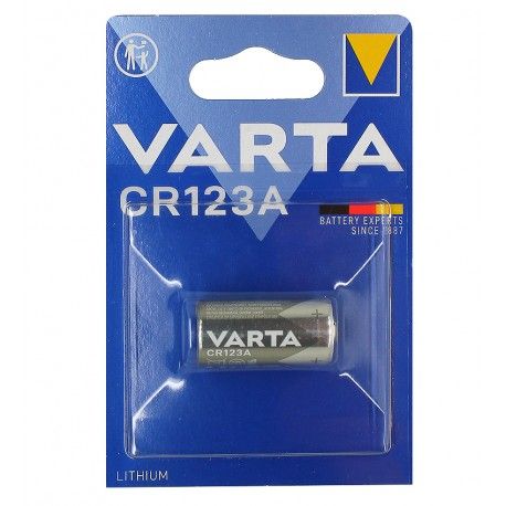 Батарейка CR123A Varta для бездротової охоронної сигналізації (Ajax MotionProtect, Tiras), 1шт (161040)