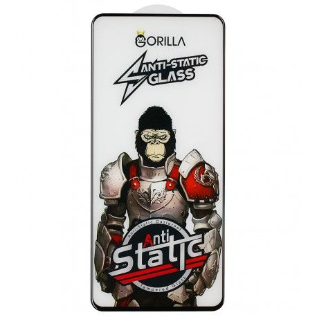 Захисне скло для Xiaomi Redmi Note 12 5G, Full Glue, Gorilla Anti-Static, 0.3 мм, чорне (161013)