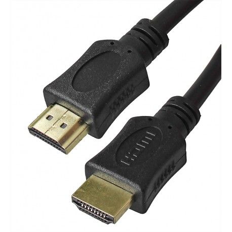 Кабель HDMI HDMI, 10 метрів, силіконовий, Ver 1.4, круглий діам.6мм, чорний (161859)