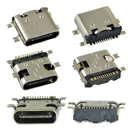 Гніздо USB Type-C 16pin кутове C-06 (163522)